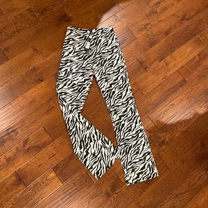 Motel rocks zebra print pants